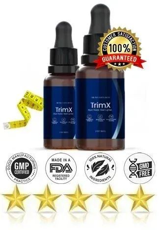 TrimX natural weight loss supplement bottle